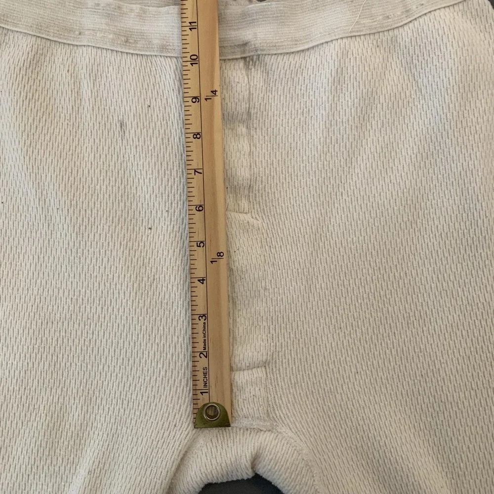 Casco Area Workshop Long Johns Mens Medium White Cold Weather Army Thermal